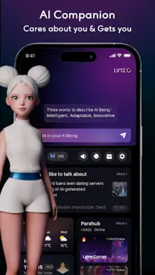 Paradot Virtual Being to Chat android App screenshot 0