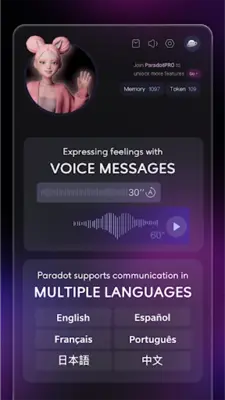 Paradot Virtual Being to Chat android App screenshot 1